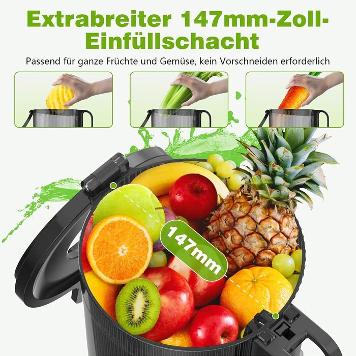Extracteur de jus lent 400W Gris Titane - Jusqu'à -29%