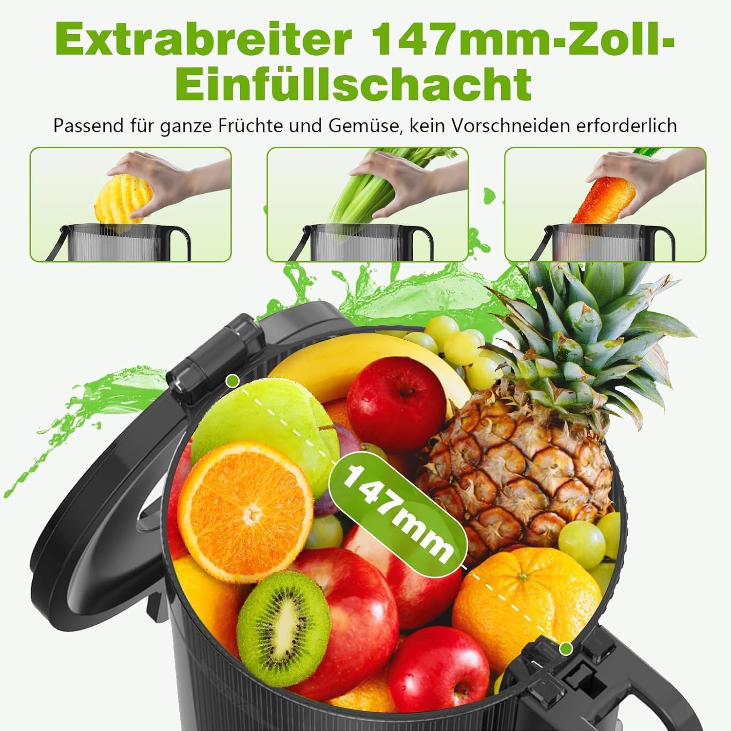 Extracteur de jus lent 400W Gris Titane - Jusqu'à -29%