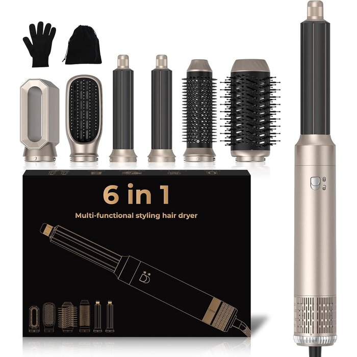 Brosse soufflante 6-en-1 multifonction - Jusqu'à 33% de réduction
