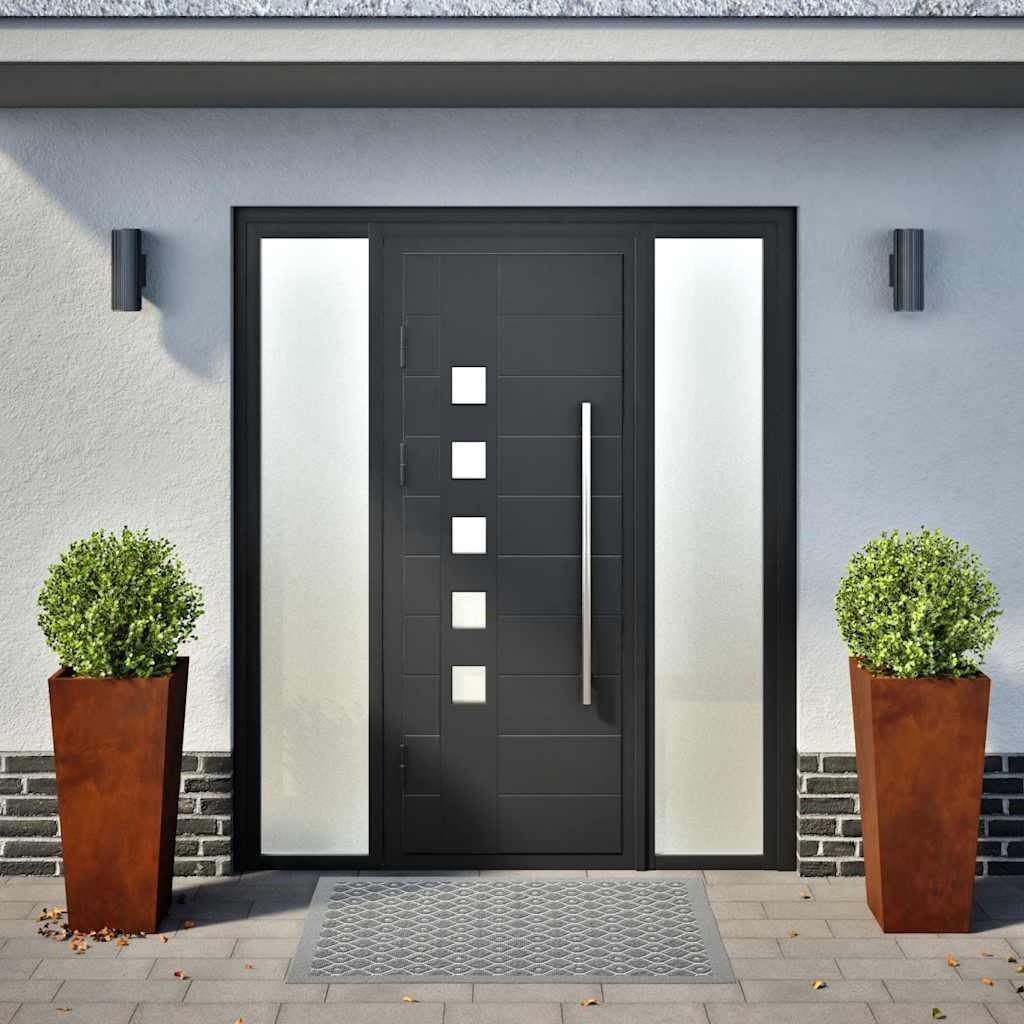 Lot de 2 jardinières en acier corten 35x35x75 cm - Jusqu'à -34%
