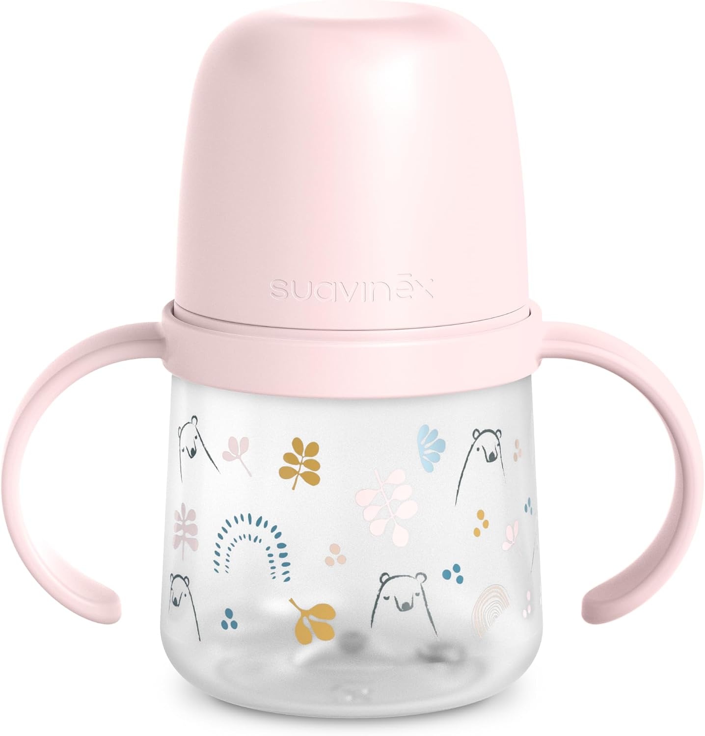 Set de vaisselle pour bébé avec assiette thermique - Rose - Jusqu'à -58%