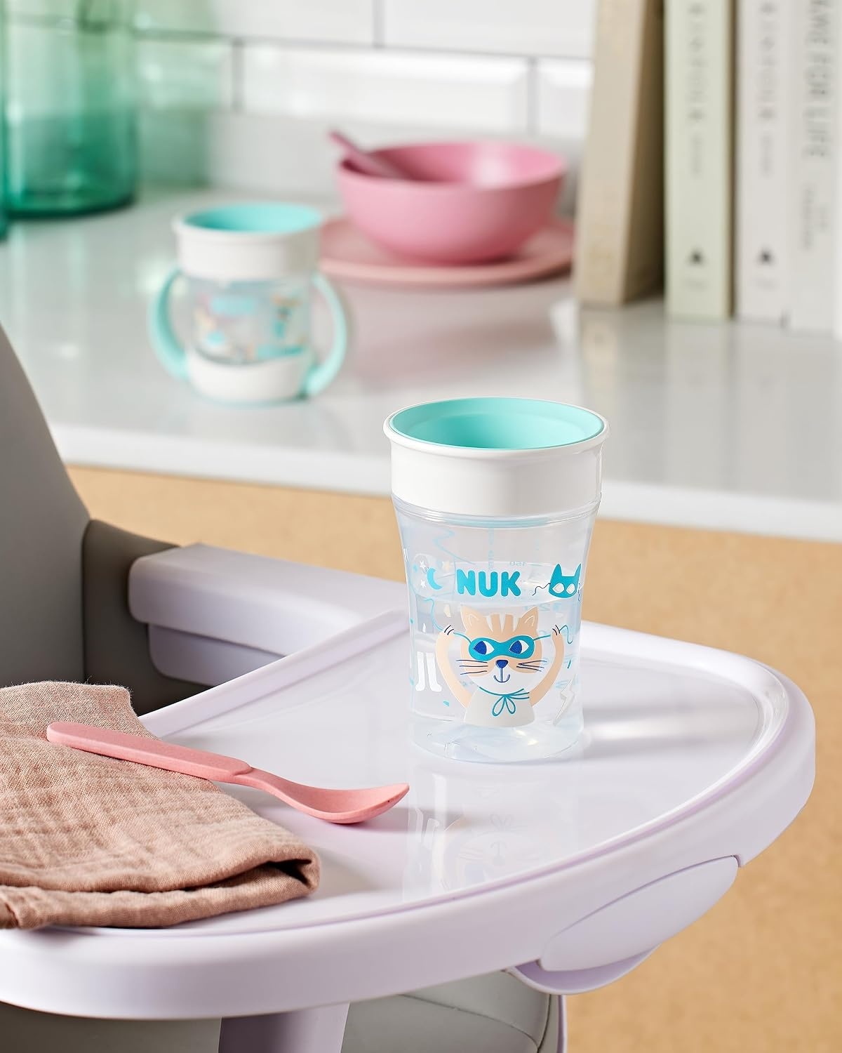 Lot de 2 tasses d'apprentissage 360° - Vert menthe - Jusqu'à -31%