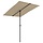 Parasol rectangulaire inclinable taupe 2x1,5m - Jusqu'à -33% sur l'outlet