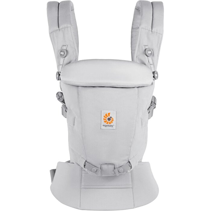 Porte-bébé physiologique évolutif - Gris perle - Jusqu'à 35% de réduction