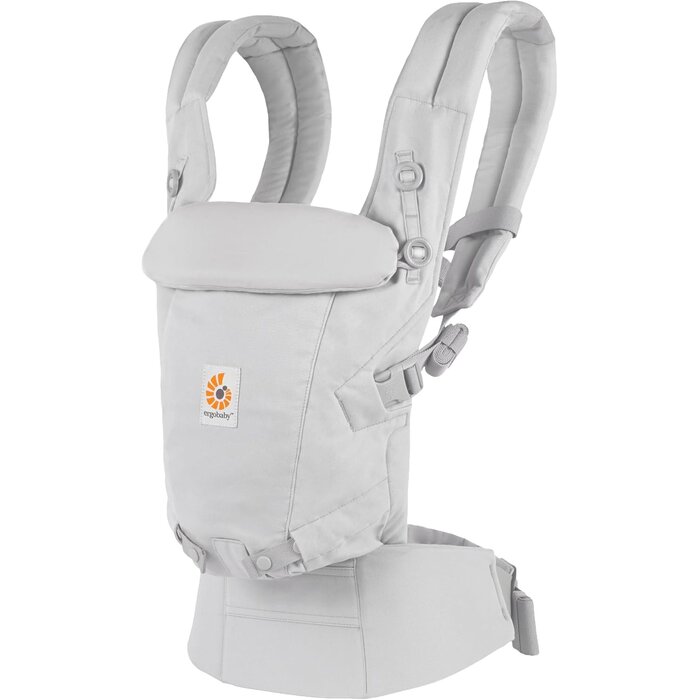 Porte-bébé physiologique évolutif - Gris perle - Jusqu'à 35% de réduction
