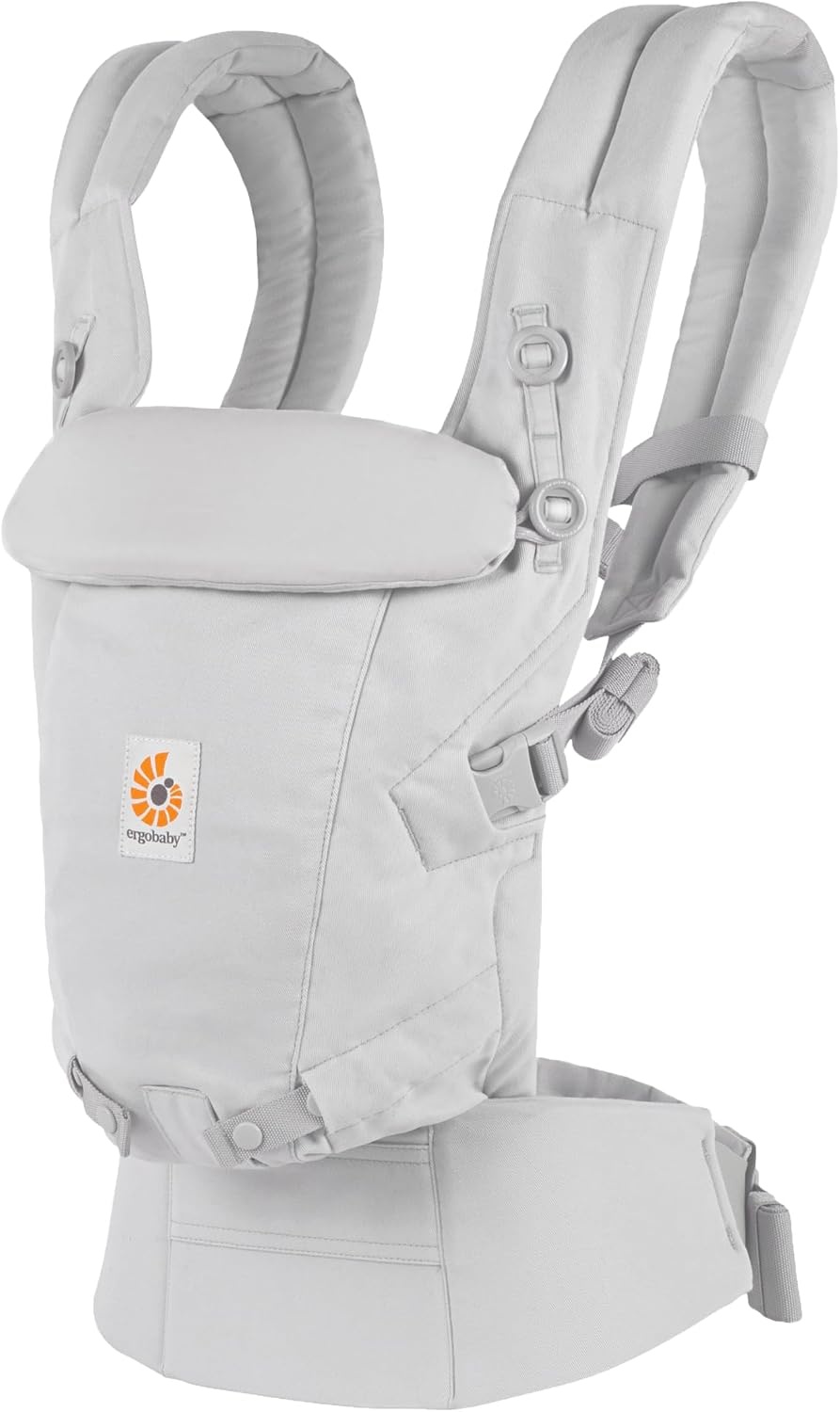 Porte-bébé physiologique évolutif - Gris perle - Jusqu'à 35% de réduction