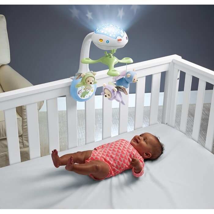 Mobile Projecteur 3-en-1 Bébé : Étoiles et Berceuses - Jusqu'à -32%