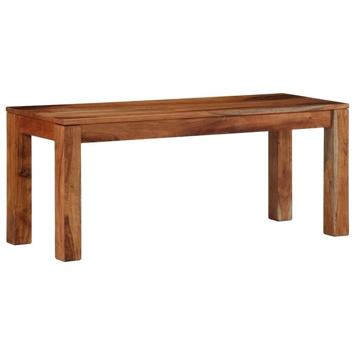 Banc 110 cm en bois d'acacia massif - Jusqu'à -35% sur l'outlet