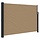 Paravent rétractable taupe 140x500 cm - Jusqu'à 34% de remise