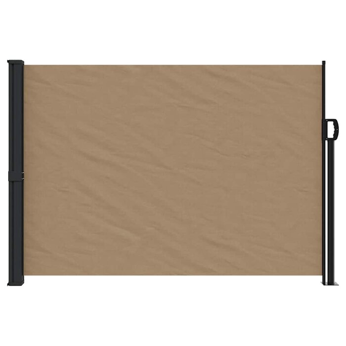 Paravent rétractable taupe 140x500 cm - Jusqu'à 34% de remise