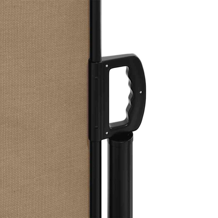 Paravent rétractable taupe 140x500 cm - Jusqu'à 34% de remise