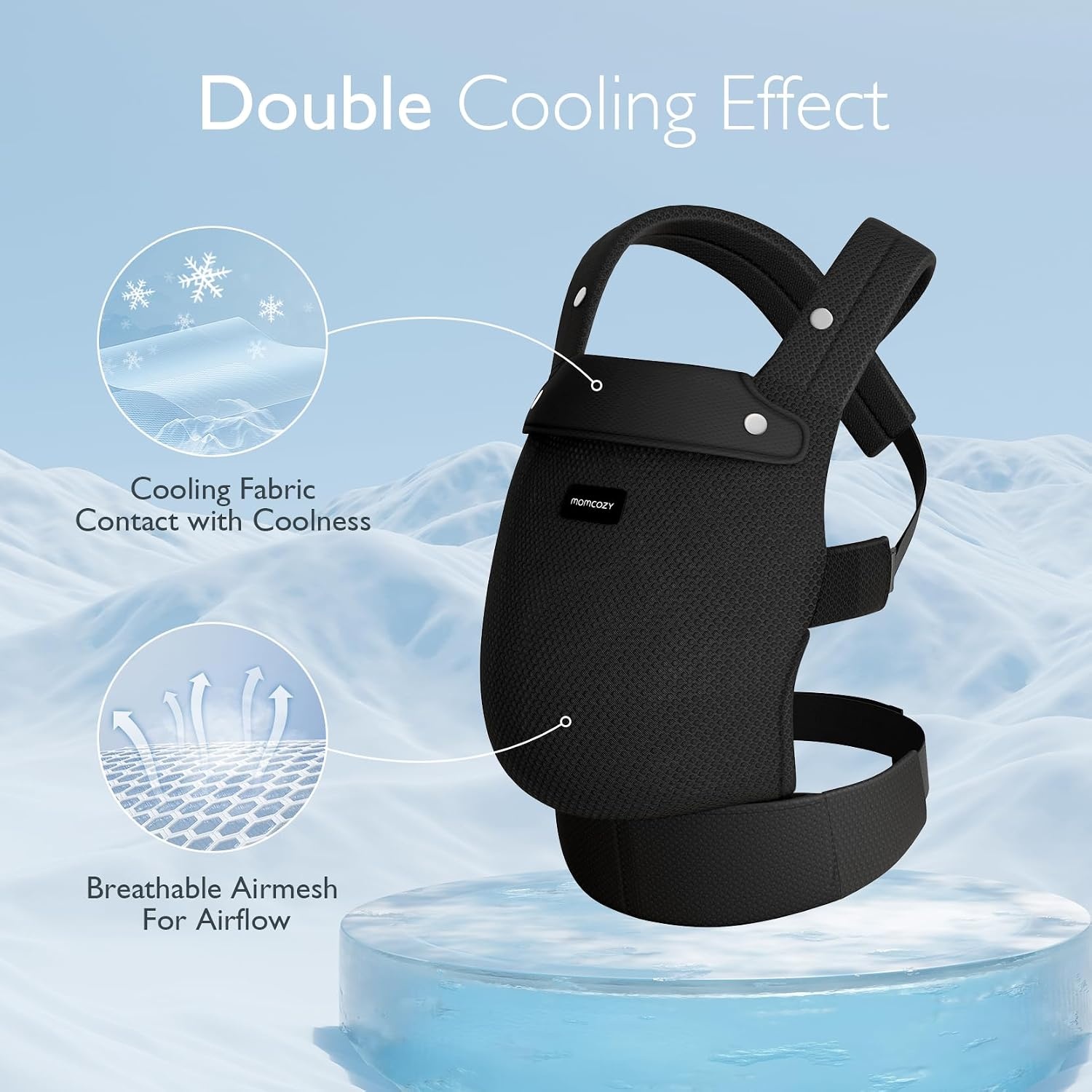 Porte-bébé ergonomique respirant - Jusqu'à 20 kg - Jusqu'à -33%