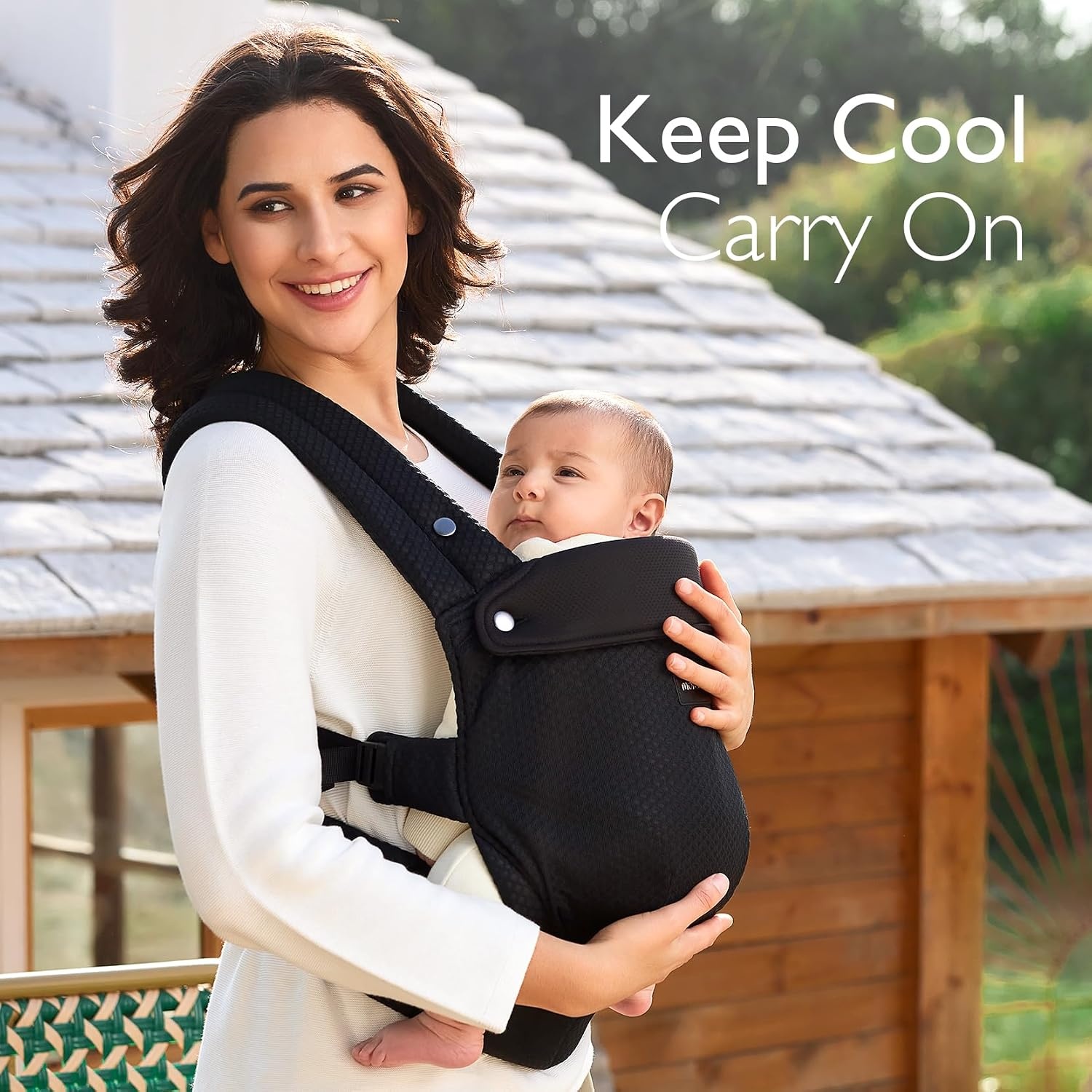 Porte-bébé ergonomique respirant - Jusqu'à 20 kg - Jusqu'à -33%