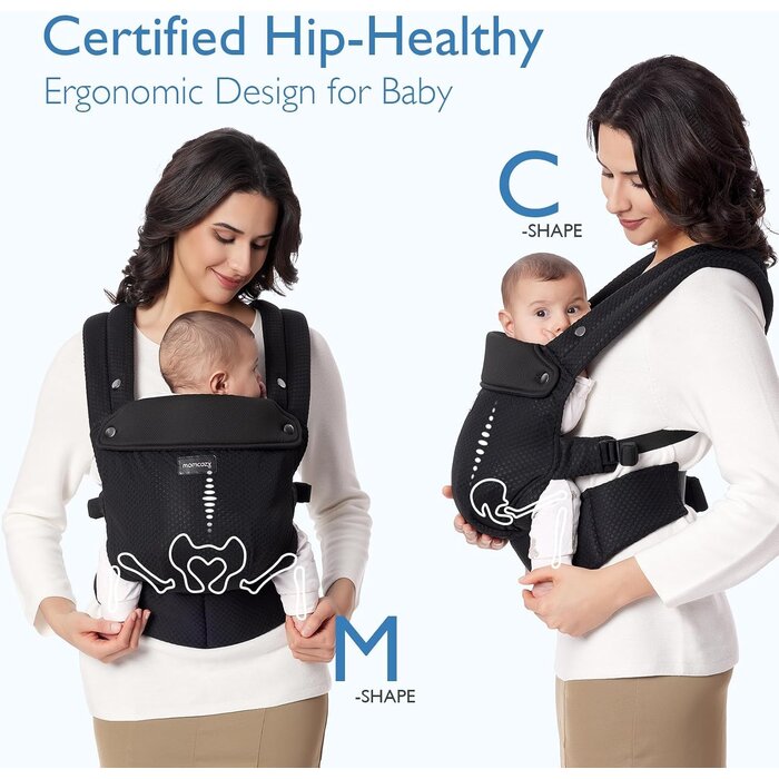 Porte-bébé ergonomique respirant - Jusqu'à 20 kg - Jusqu'à -33%