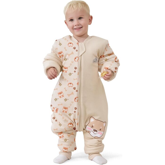 Gigoteuse avec pieds 3.5 TOG Motif Chiot (4-5 ans) - Jusqu'à 32% de remise