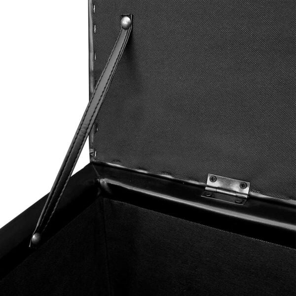 Banc de rangement noir 116cm - Jusqu'à 35% de réduction