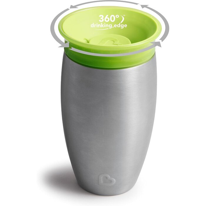 Gobelet Inox 360° pour Enfant - Vert - Jusqu'à -31%