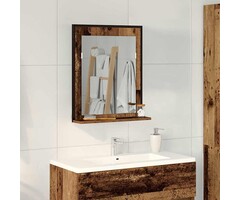 Vidaxl Armoire miroir salle de bain bois recyclé 50x60 cm - Jusqu'à -57 %