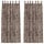 Rideaux occultants en velours cappuccino 245x140cm (lot de 2) - Jusqu'à -32%