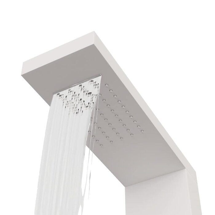 Panneau de douche multifonction aluminium blanc - Jusqu'à 35% de réduction