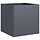 Jardinière carrée 40x40x40 cm acier anthracite - Jusqu'à 33% de réduction