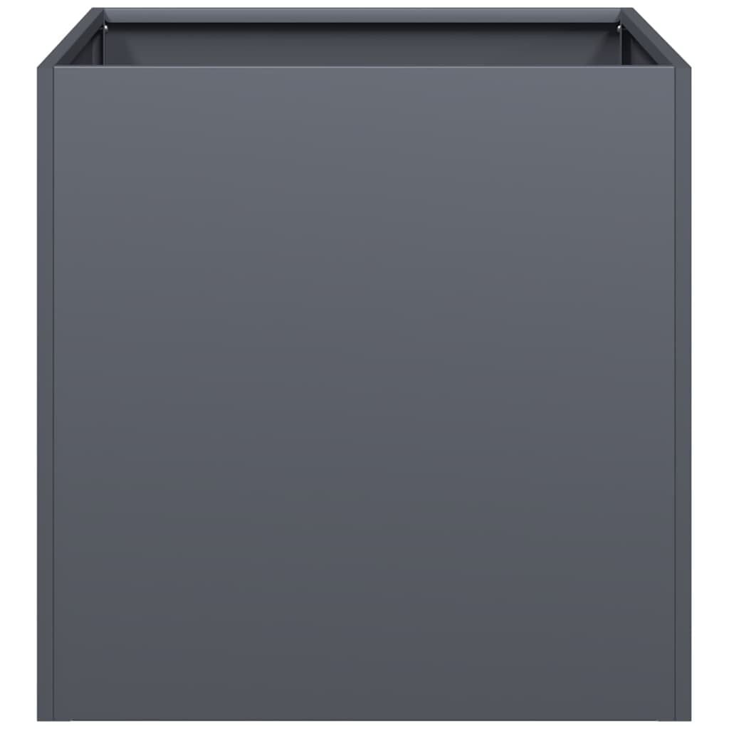 Jardinière carrée 40x40x40 cm acier anthracite - Jusqu'à 33% de réduction