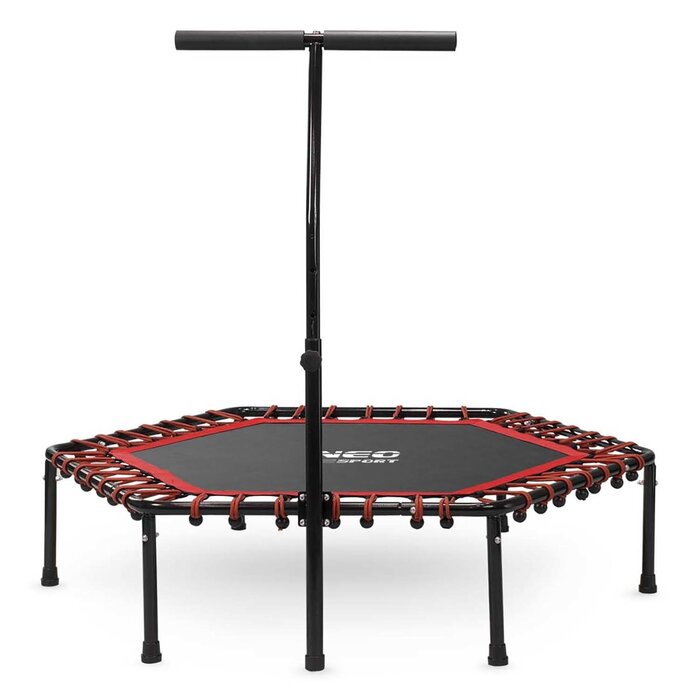 Trampoline de fitness hexagonal rouge - Jusqu'à -24% sur votre équipement
