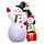 Bonhomme de neige gonflable 180cm LED - Noël - Jusqu'à 32% de remise