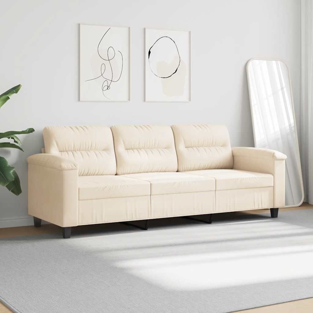 Canapé 3 places 180 cm beige - Jusqu'à -35% sur votre salon