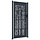 Portillon de jardin motif bambou anthracite 105x205cm - Jusqu'à 35% de remise