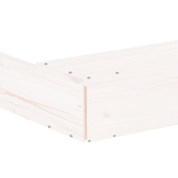 Bac à sable octogonal avec bancs - Bois blanc - Jusqu'à -33%