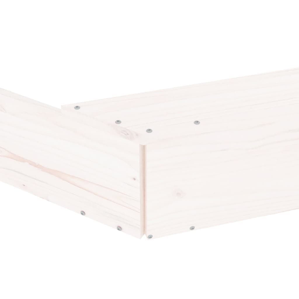 Bac à sable octogonal avec bancs - Bois blanc - Jusqu'à -33%