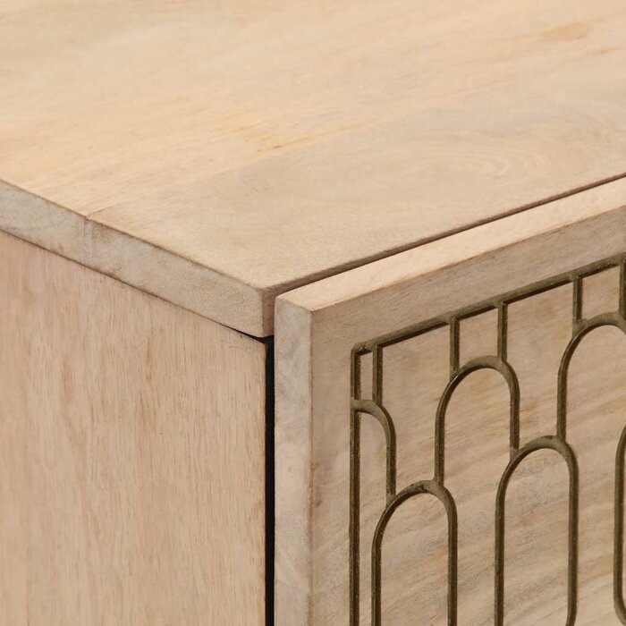 Meuble d'appoint en manguier sculpté - Jusqu'à 35% de remise