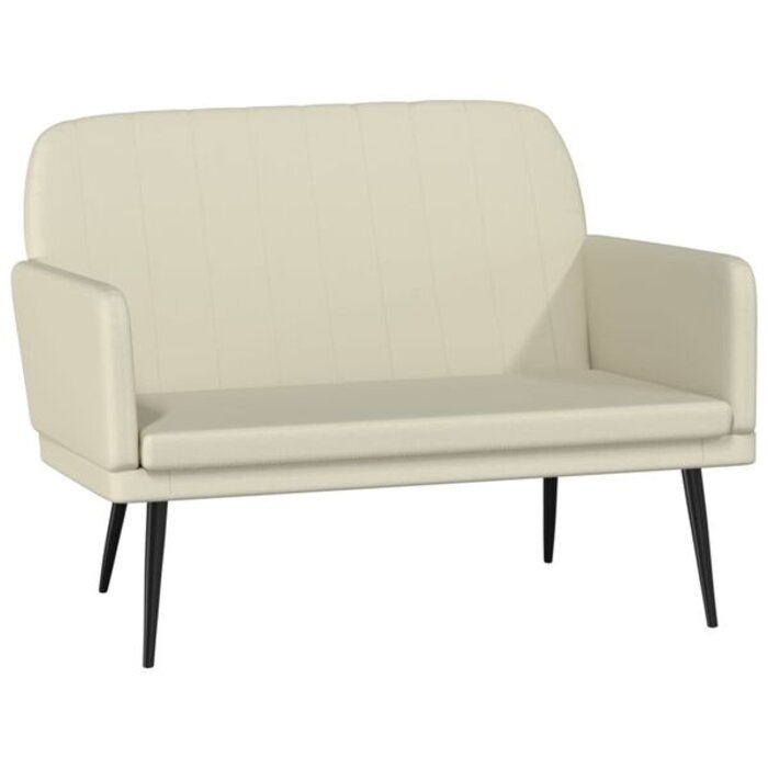 Banquette Crème 107x80x81 cm - Similicuir - Jusqu'à -34% en Outlet