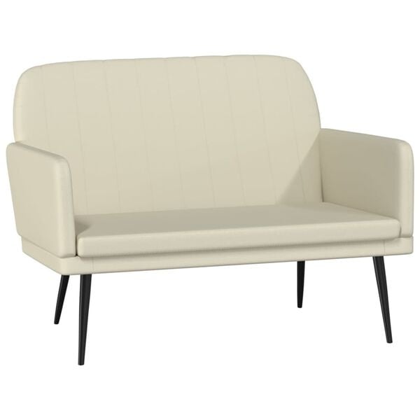 Banquette Crème 107x80x81 cm - Similicuir - Jusqu'à -34% en Outlet
