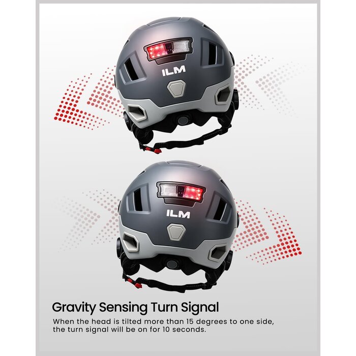 Casque de vélo intelligent Bluetooth avec clignotants - Jusqu'à 34% de réduction