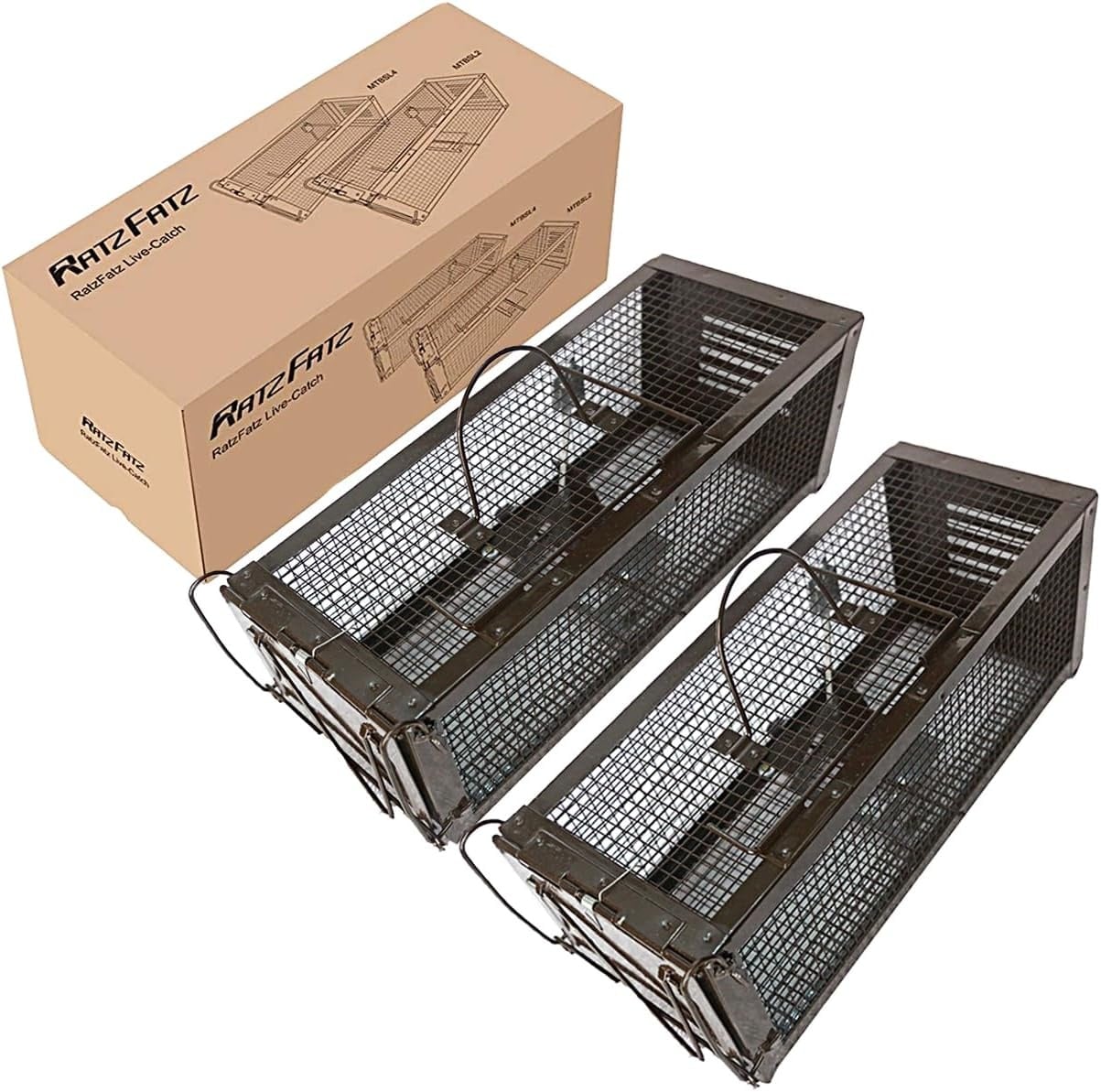 Lot de 2 Cages Pièges XXL pour Rongeurs - Jusqu'à -33% de remise