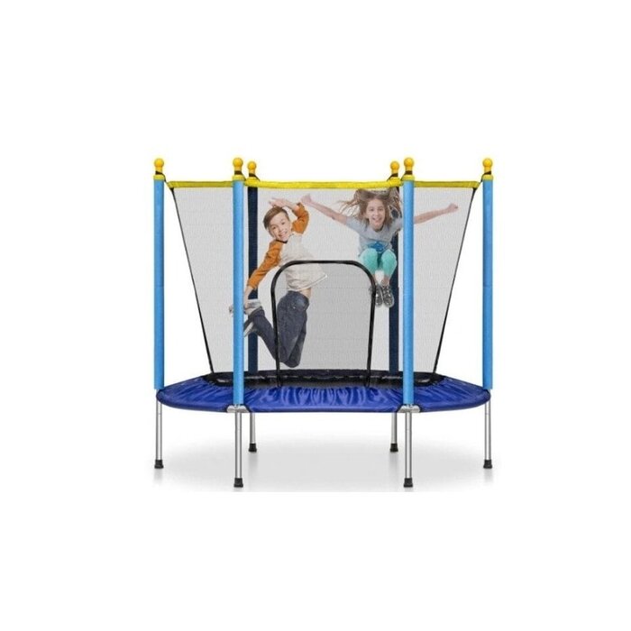 Trampoline de jardin 140 cm avec filet de sécurité - Jusqu'à -21% sur l'outlet