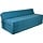 Matelas pliable avec oreiller 200x120 cm - Pétrole - Jusqu'à -34%