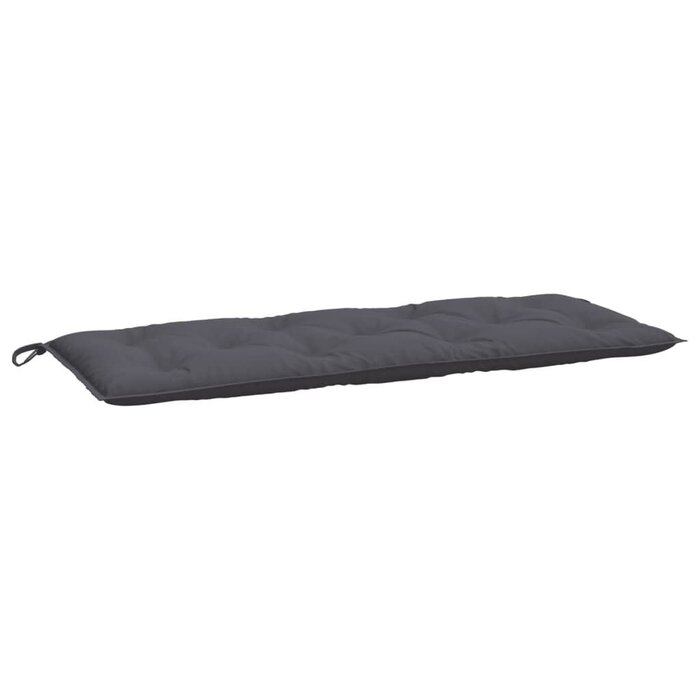 Lot de 2 coussins de banc de jardin 120x50cm, anthracite - Jusqu'à -32%