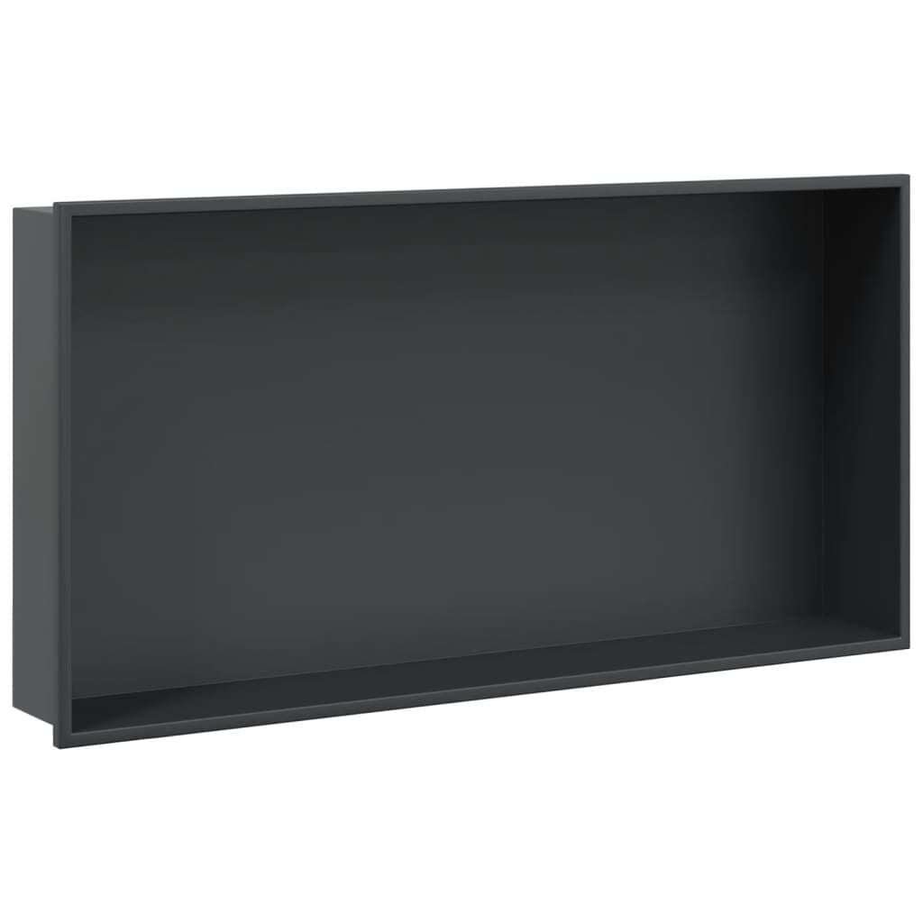 Niche de douche encastrable 62x32cm - Noir mat - Jusqu'à 29% de réduction