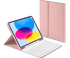 Étui clavier QWERTZ pour iPad 10 (2022) - Rose - Jusqu'à -50% sur votre commande