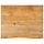 Plateau de table en bois de manguier massif - Bord naturel - Jusqu'à 35% de remise