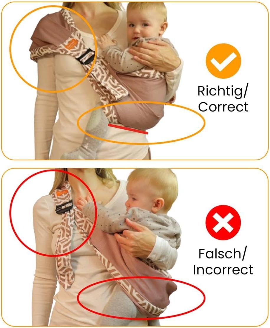 Porte-bébé physiologique hanche - Jusqu'à 39% de réduction