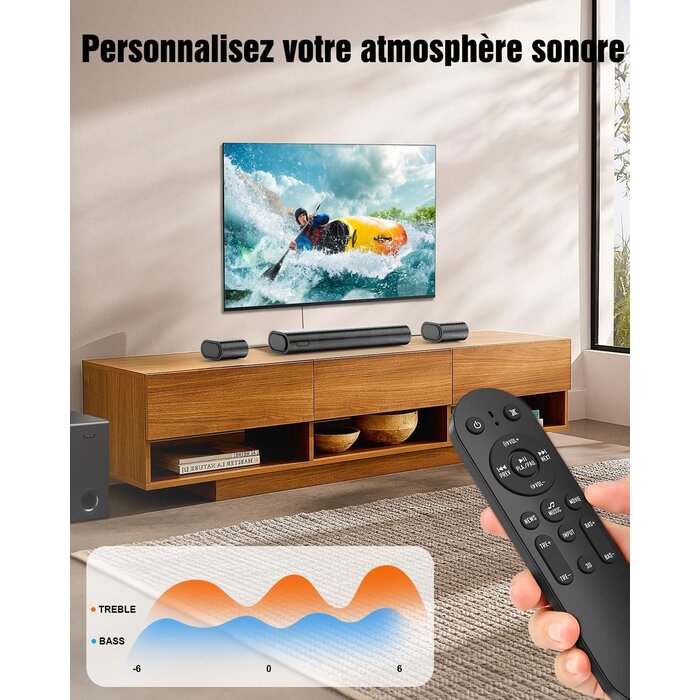 Barre de son 4.1 Dolby Atmos 300W - Jusqu'à 35% de réduction