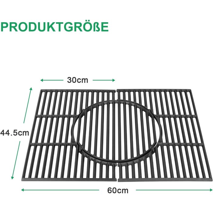 Grille de cuisson en fonte 44,5 cm - Jusqu'à 29% de réduction