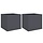 Lot de 2 jardinières en acier anthracite 49cm - Jusqu'à -34%