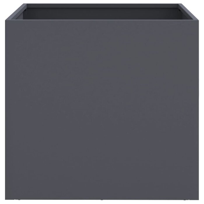 Vidaxl Lot de 2 jardinières en acier anthracite 49cm - Jusqu'à -34%