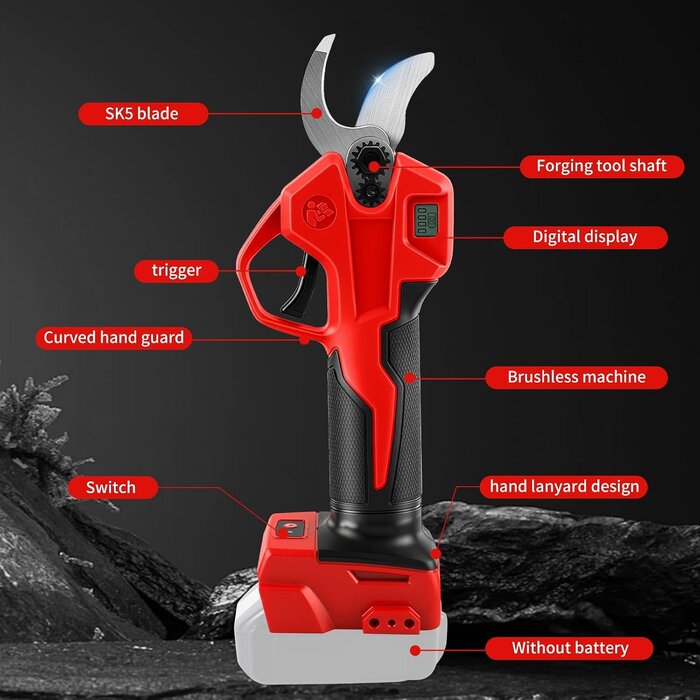 Sécateur électrique sans fil 30 mm - Compatible 18V - Jusqu'à -29% d'économie