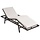 Bain de soleil en rotin marron avec coussin - Jusqu'à 74% de remise